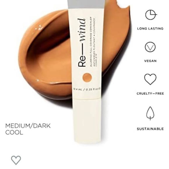 Haley’s Beauty Re-wind Concealer 10.4 ml / 0.35 fl oz Medium Dark Cool Matte NIB - Picture 5 of 5